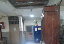 Se desplomó el techo de una escuela en Salta