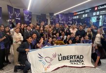 VIDEO| Furor en Salta: jóvenes recibieron a Karina Milei y Diego Santilli en Salta