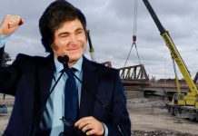 VIDEO| El Gobierno de Milei avanza con la obra en el puente de Vaqueros